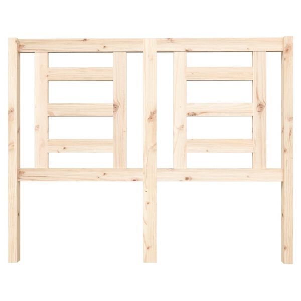 vidaXL S&auml;nggavel 126x4x100 cm massiv furu