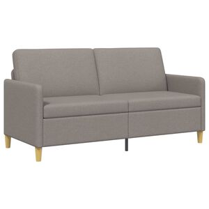vidaXL Soffa med f&ouml;rvaring Taupe 172 x 78 x 87 cm Polyester