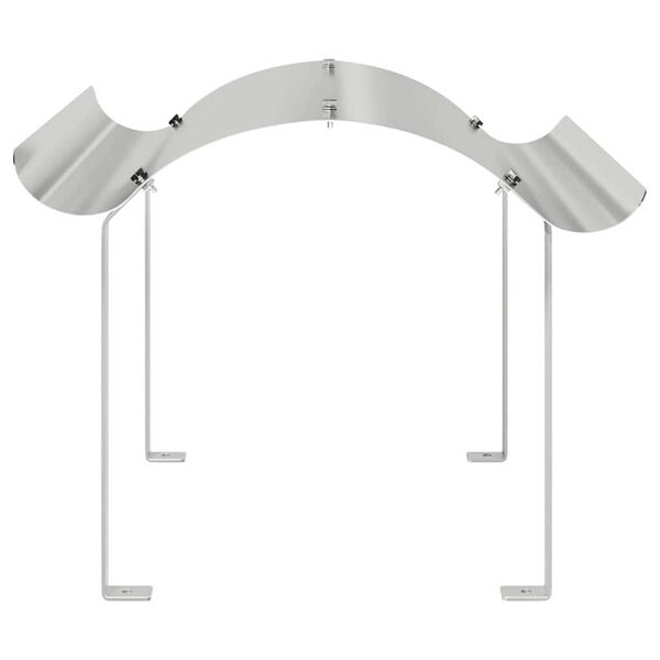 vidaXL Skorstenhuv Silver 59.5 x 50 x 36.5 cm Rostfritt stål