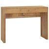vidaXL Konsolbord 100x35x75 cm massiv teak