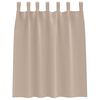 vidaXL Mörkläggningsgardiner med Ringar 2 pcs Taupe 140 x 140 cm