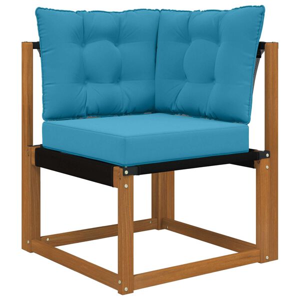 vidaXL Utomhus Soffa Kudde 3 pcs Kungsbl&aring; Polyester