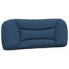 vidaXL Bed with Mattress "Hvar" Blue 100x200 cm Fabric