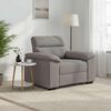 vidaXL Soffstol taupe 60 cm tyg