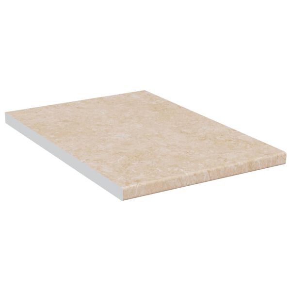 vidaXL B&auml;nkskiva beige med marmorm&ouml;nster 40x60x2,8 cm sp&aring;nskiva