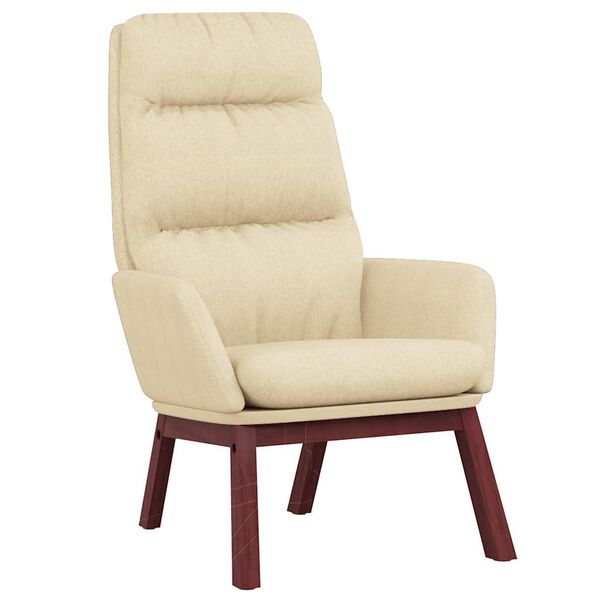 vidaXL Vilstol gr&auml;ddvit tyg