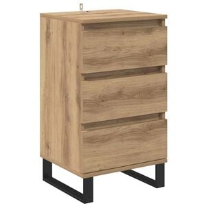 vidaXL Sideboard med l&aring;da artisan ek Konstruerat tr&auml;