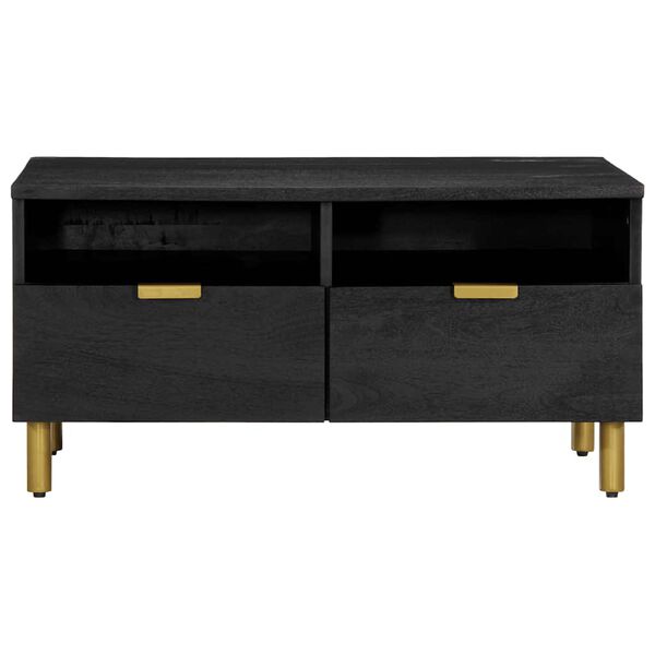 vidaXL Soffbord svart 80x54x40 cm konstruerat tr&auml;