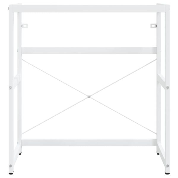 vidaXL Ram f&ouml;r tv&auml;ttst&auml;ll vit 79x38x83 cm j&auml;rn