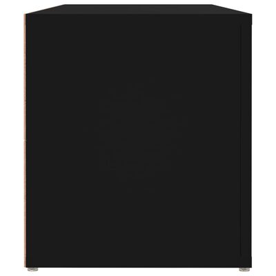 vidaXL TV-skåp svart 100x31,5x35 cm konstruerat trä