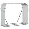 vidaXL Vedst&auml;ll silver 120x45x100 cm galvaniserat st&aring;l