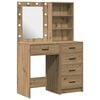 vidaXL Smyckebord 2 pcs Brun 50 x 41 x 135 cm Konstruerat tr&auml;