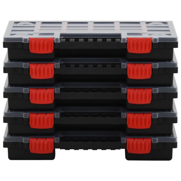 vidaXL Sortimentl&aring;dor 10 st 34,5x25x5 cm polypropen