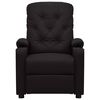 vidaXL Reclinerf&aring;t&ouml;lj svart konstl&auml;der