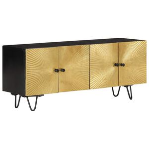vidaXL Tv-b&auml;nk 110x30x45 cm massivt mangotr&auml;