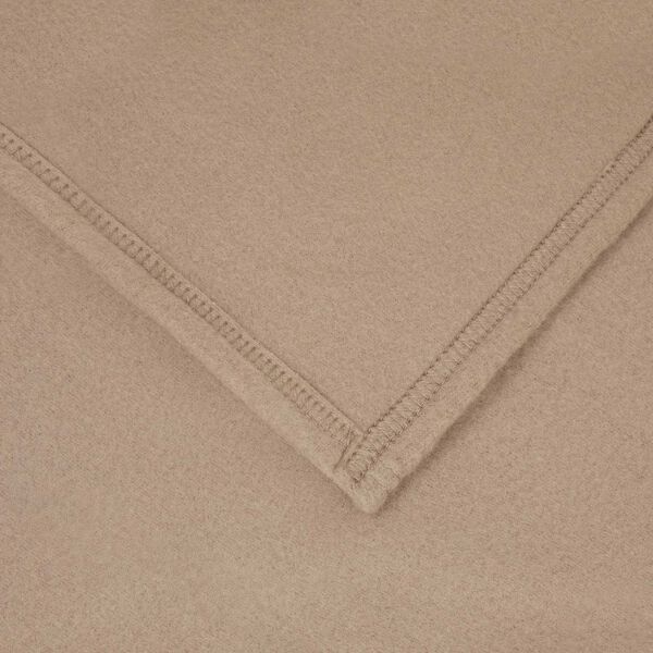 vidaXL Kastfilt Kamel 170 x 130 cm Fleece