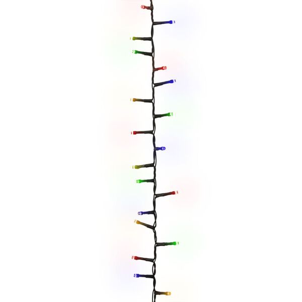 vidaXL Kompakt ljusslinga med 2000 LED flerfärgad 45 m PVC