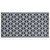 vidaXL Utomhusmatta ARAKIL svart 120x180 cm PP