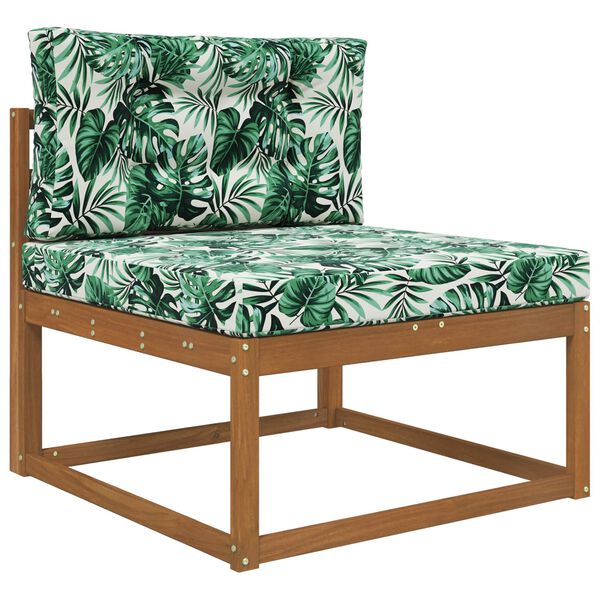 vidaXL Utomhus Soffa Kudde 2 pcs Bladm&ouml;nster Polyester