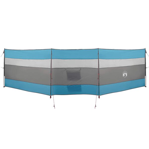vidaXL Vindskydd för camping blå 508x130 cm vattentät