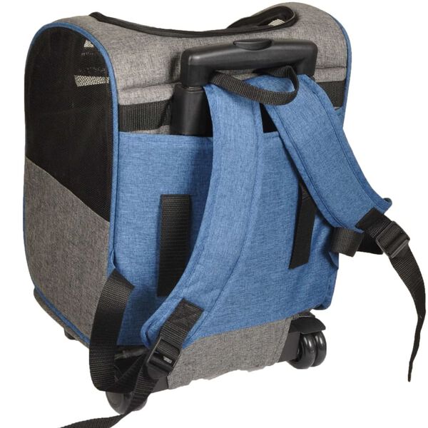 FLAMINGO 2-i-1 Transportvagn och ryggs&auml;ck f&ouml;r husdjur Kiara 517743