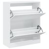 vidaXL Skohylla vit 80x34x96,5 cm konstruerat tr&auml;