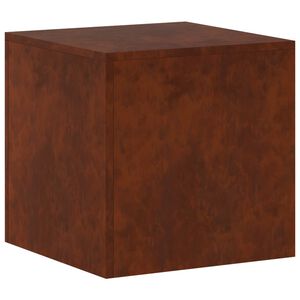 vidaXL V&auml;xtst&auml;ll Rostig 40 x 40 x 40 cm V&auml;derbest&auml;ndig st&aring;l