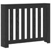 vidaXL Radiatorlock Svart Ek 104 x 20 x 82 cm Konstruerat tr&auml;