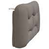 vidaXL Headboard Cushion "Hvar" Taupe 120 cm Fabric