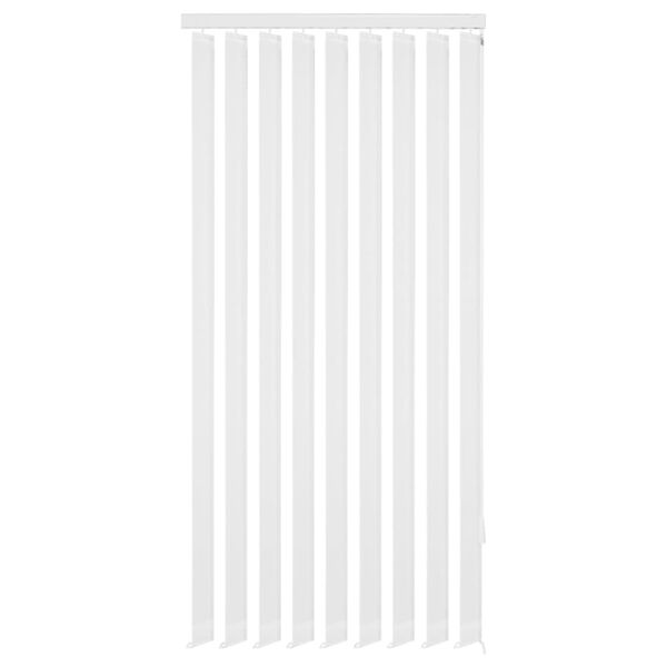 vidaXL Draperi tyg 120x250 cm vit