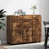 vidaXL Sideboard FLORIN R&ouml;kt ek 88,5 x 30,5 x 73 cm Konstruerat tr&auml;