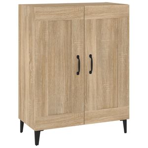 vidaXL Sk&auml;nk sonoma-ek 69,5x34x90 cm konstruerat tr&auml;