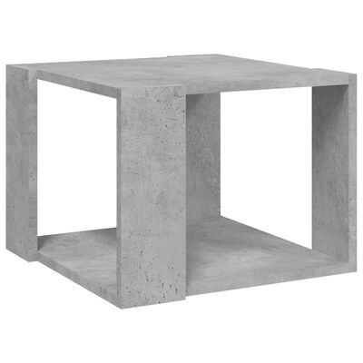 vidaXL Soffbord betonggrå 40x40x30 cm konstruerat trä