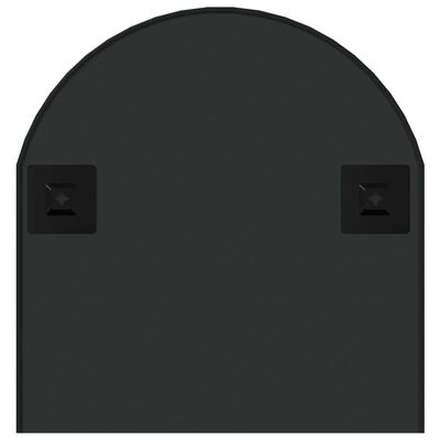 vidaXL Väggspegel svart 90x40 cm oval