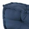 vidaXL Pallettsoffa Kudde 2 pcs Indigo 120 x 80 x 38 cm Tyg