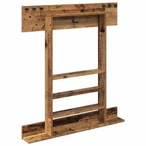 vidaXL Biljardk&ouml;st&aring;ng Konstruerat tr&auml; 93 x 12 x 103 cm Gammalt tr&auml;