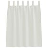 vidaXL Voile Gardin med gardiner 2 pcs Kräm 140 x 140 cm Polyester