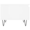 vidaXL Soffbord 2 st vit 50x46x35 cm konstruerat tr&auml;