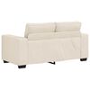 vidaXL | Soffa | med kudde med kudde Beige 160 x 77 x 82 cm Linne