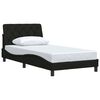 vidaXL Bed Frame without Mattress Black 100x200 cm Fabric
