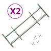 vidaXL Justerbart f&ouml;nstergaller 2 st 1000-1500 mm