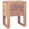vidaXL S&auml;ngbord 40x30x50 cm massiv teak