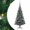 vidaXL Konstgjord F&ouml;rbelyst Julgran Gr&ouml;n 120 cm PVC och metall