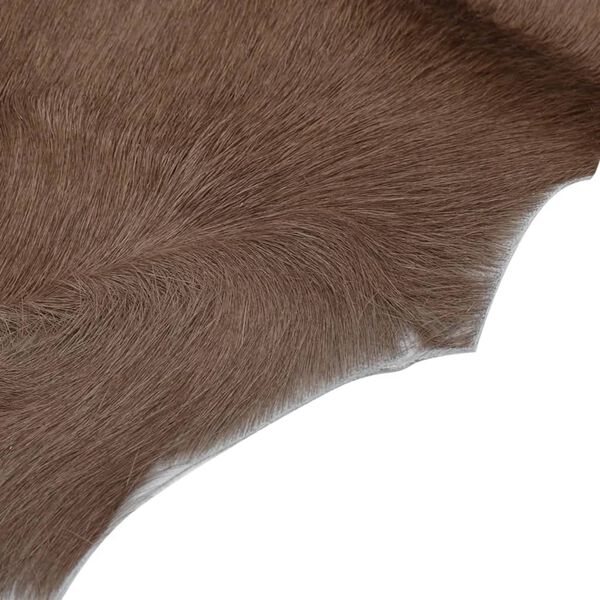 vidaXL Getskinn brun och vit 60x100 cm