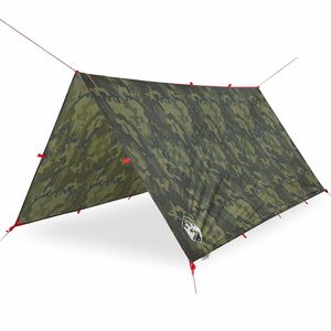 vidaXL Tarp kamouflage 306x306 cm vattent&auml;t