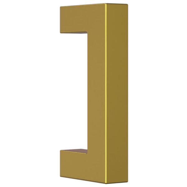 vidaXL Skåphandtag 10 st guld 64 mm rostfritt stål