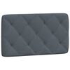 vidaXL Bed with Mattress Dark Grey 80x200 cm Velvet