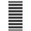 vidaXL Zebragardin 80,9x150 cm Tygbredd 76,7 cm svart
