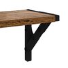 vidaXL Vägg hyllor 2 pcs Gammalt trä 60 x 15 x 15,5 cm Konstruerat trä