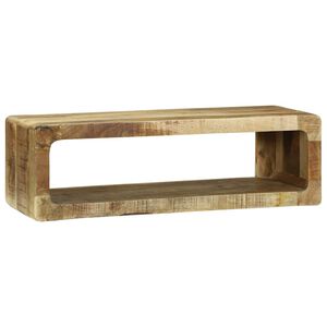 vidaXL TV-sk&aring;p Brun 80 x 30 x 25 cm Massivt Mangotr&auml;